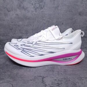 NEW BALANCE FuelCell SuperComp Elite v3 Running‎ Shoes Mens 12.5 White Pink